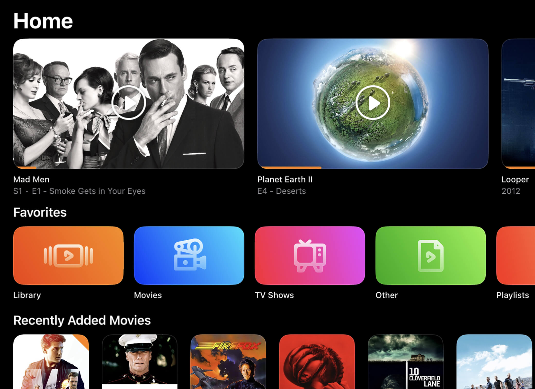 Infuse 8.4 - Extras, Intros, and Favorites